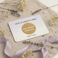 Annonce grossesse carte à gratter